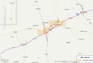 Odessa USDA Property Map