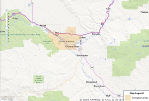 Grand Junction USDA Eligibility Map