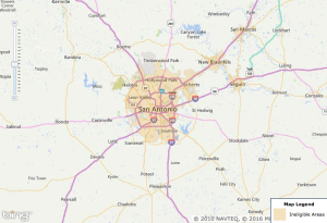 San Antonio USDA Eligibility Map