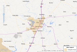 Waco USDA Eligibility Map - 2