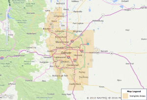 Denver Colorado USDA Eligibility Map