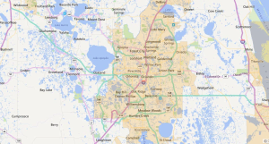 Orlando Florida USDA Loan Map