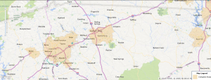 Spartanburg South Carolina USDA Loan Map
